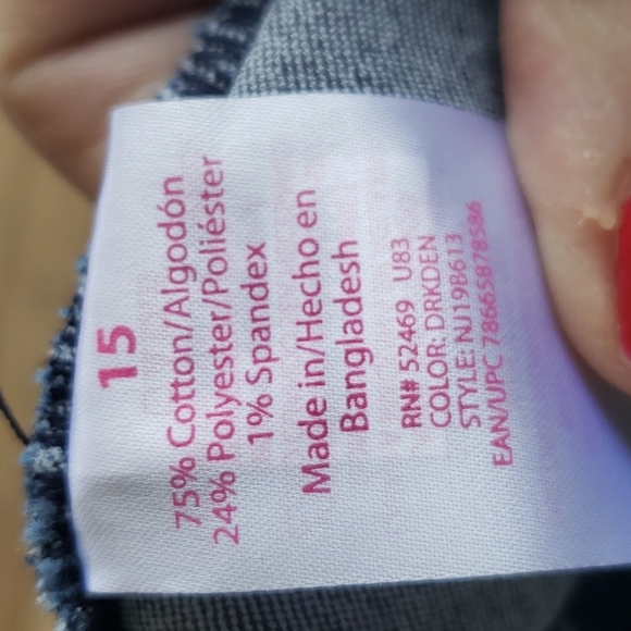 No Boundaries women's jean skirt size 15 - Picture 9 of 9